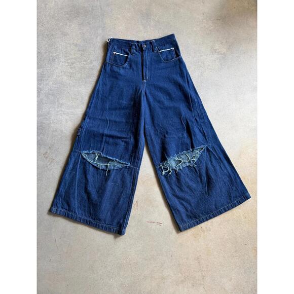 Reworked david turner Selvedge JNCO Style Rave Pant Sz 30x30